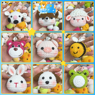 (Hàng sẵn) Móc Khoá Thú Bằng Len handmade, móc khoá thú dễ thương thủ công, móc khoá dễ thương tặng người yêu