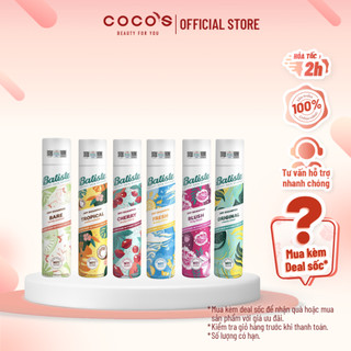 Dầu Gội Khô Batiste Dry Shampoo 200ml