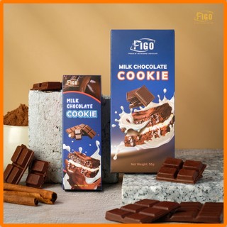 [ƯU ĐÃI] 2 Hộp Milk Chocolate 50% Cacao nhân Bánh Cookie 20G,50G| Socola sữa nhân Bánh Cookie đồ ăn vặt siêu ngon