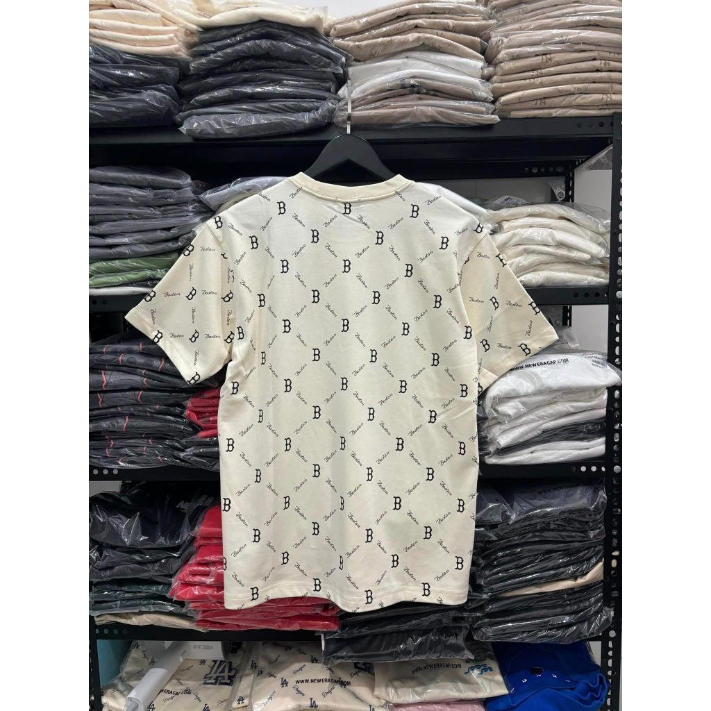 Áo Thun New E.r.a X M.L.B chữ B Mono Đen-Trắng hót #2024 #trend