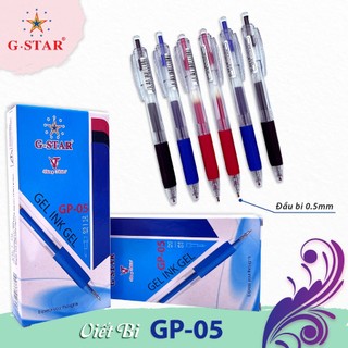 Bút viết bi bấm gstar gp-05 / gp05 dạng gel 0.5mm