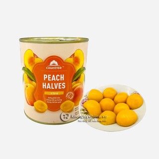 Đào ngâm giòn Countree 820gram