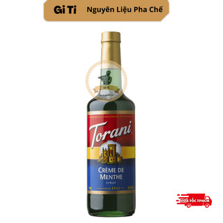 Siro/Syrup Torani Bạc Hà Xanh 750ml | Torani Crème de Menthe