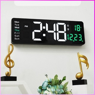 Đồng hồ LED treo tường nhiều màu 29deta có báo thức, hiển thị thời gian, nhiệt độ, hẹn giờ, cảm biến ánh sáng tự động.