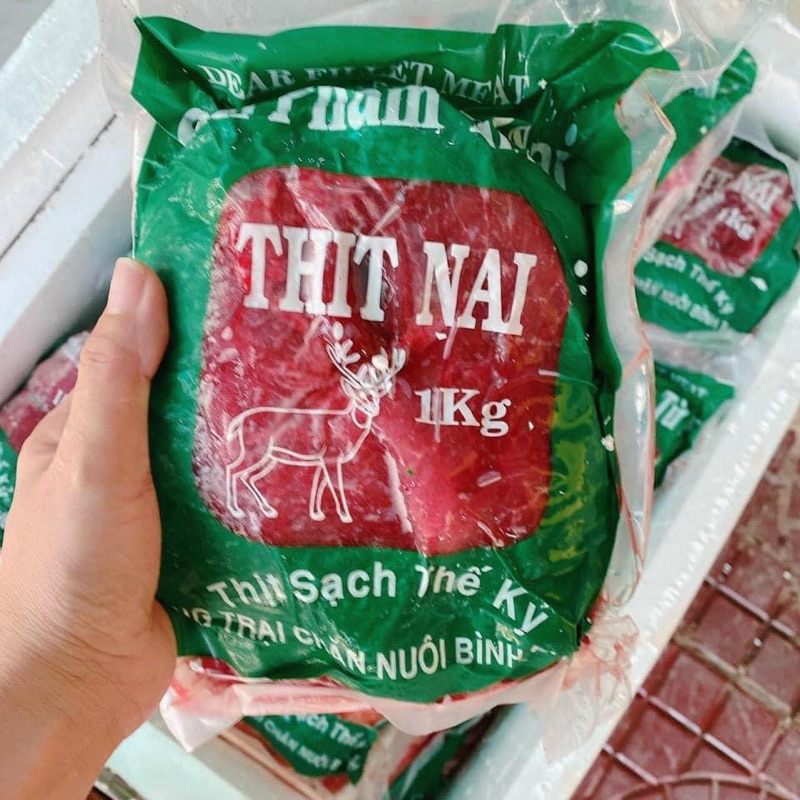 115K Bịch 1kg thịt nai phile (Hỏa tốc)