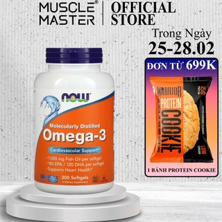 Thực Phẩm Bổ Sung Dầu Cá Now Omega 3 200 Viên