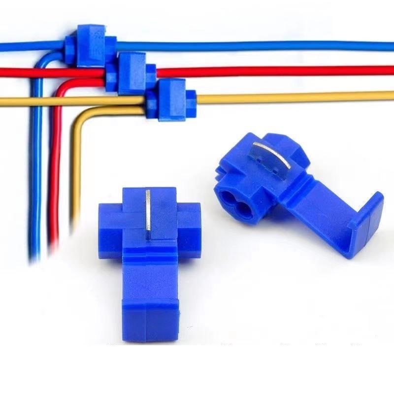 100 Cút nối dây điện kẹp phân nhánh T tiện dụng An toàn (T802)