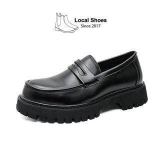 Chunky Loafer hoạ tiết Penny , giày lười nam da bò
