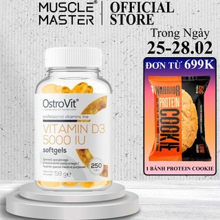 [CHÍNH HÃNG] Thực Phẩm Bổ Sung Ostrovit Vitamin D3 5000IU 250 Viên