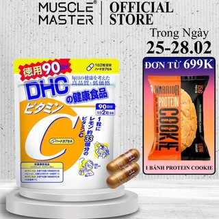 Viên Uống Bổ Sung Vitamin C Tăng Sức Đề Kháng, Sáng Da DHC Vitamin C Hard Capsule 180 Viên