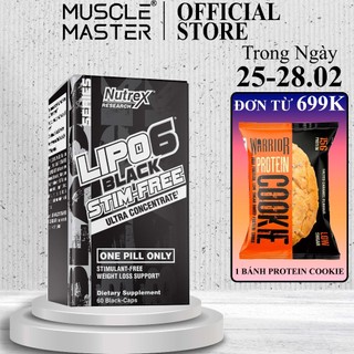 Viên Giảm Mỡ Nutrex Lipo 6 Black Stim-Free 60 Viên