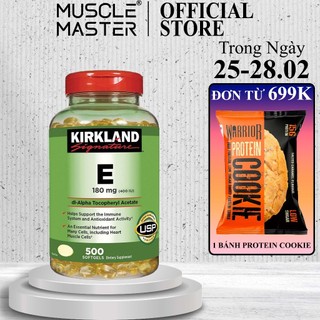Thực Phẩm Bổ Sung Vitamin E Kirkand Vitamin E 400IU 500 Viên