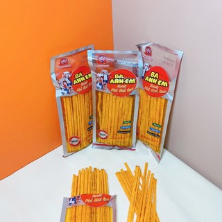 Snack phô mai que ba anh em food, combo 30 gói, đồ ăn tuổi thơ