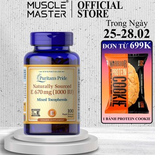 Viên Bổ Sung Puritan's Pride Vitamin E 1000IU 100 Viên