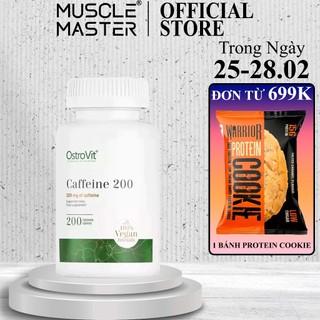 [CHÍNH HÃNG] Viên Bổ Sung Caffeine Tăng Năng Lượng, Tỉnh Táo, Tập Trung Ostrovit Caffeine 200 110 Viên