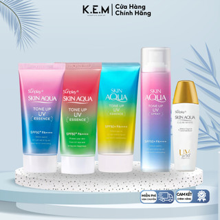 Kem Chống Nắng Nhật Bản Skin Aqua Tone up UV SPF Essence 50+ PA++++ 80g