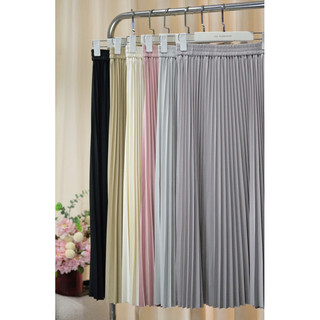 𝗛𝗮̀𝗻𝗴 𝗰𝗵𝗶́𝗻𝗵 𝗵𝗮̃𝗻𝗴 Chân váy xếp li rẻ quạt cạp chun chất liệu kaki lụa cao cấp - O.N WORKSHOP