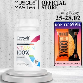 [CHÍNH HÃNG] Thực Phẩm Bổ Sung Vitamin và Khoáng Chất Ostrovit Vit Min 100% 90 Viên