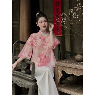 S109 Set Pháp Phục Tơ Thêu Kì Lân Kèm Quần