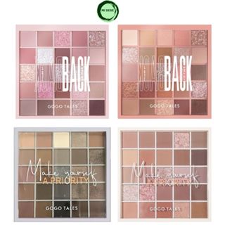  Bảng phấn mắt Gogo Tales 25 ô Back To Reality đủ màu lì nhũ nhiều màu tiện dụng 29.5g - Mibebe 