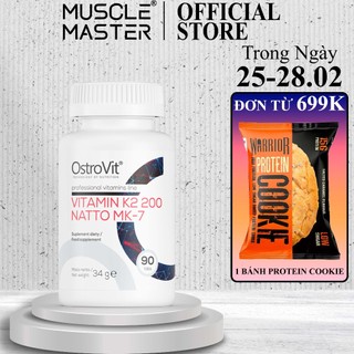 [CHÍNH HÃNG] Viên Bổ Sung Vitamin K2 Săn Chắc Xương Ostrovit Vitamin K2 200 NATTO MK7 90 Viên