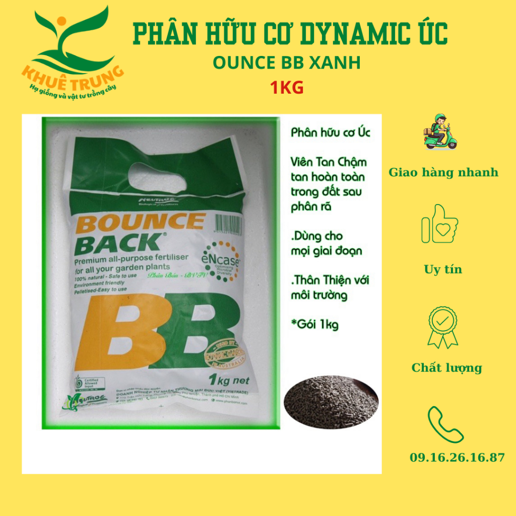 Phân Hữu Cơ Dạng Viên Nén Dynamic (Úc)