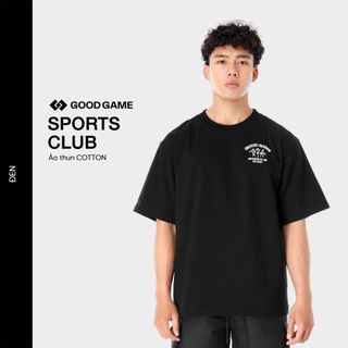 Áo Thun Cotton Tay Ngắn Thoáng Mát Thấm Hút Mồ Hôi Co Giãn GOOD GAME Sport Club