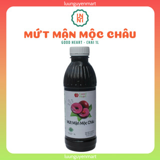 Mứt Mận Hậu ngâm Good Heart vị chua ngọt thơm ngon - Chai nhựa 1L
