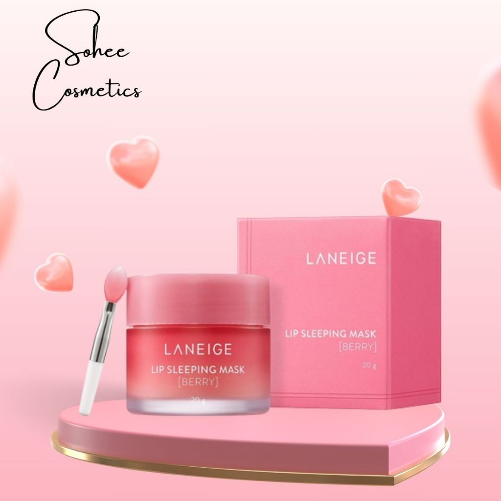 Mặt nạ ngủ ủ môi Laneige 20g 3g cấp ẩm làm mềm môi giúp giảm thâm môi,Dưỡng môi Laneige Lip Sleeping