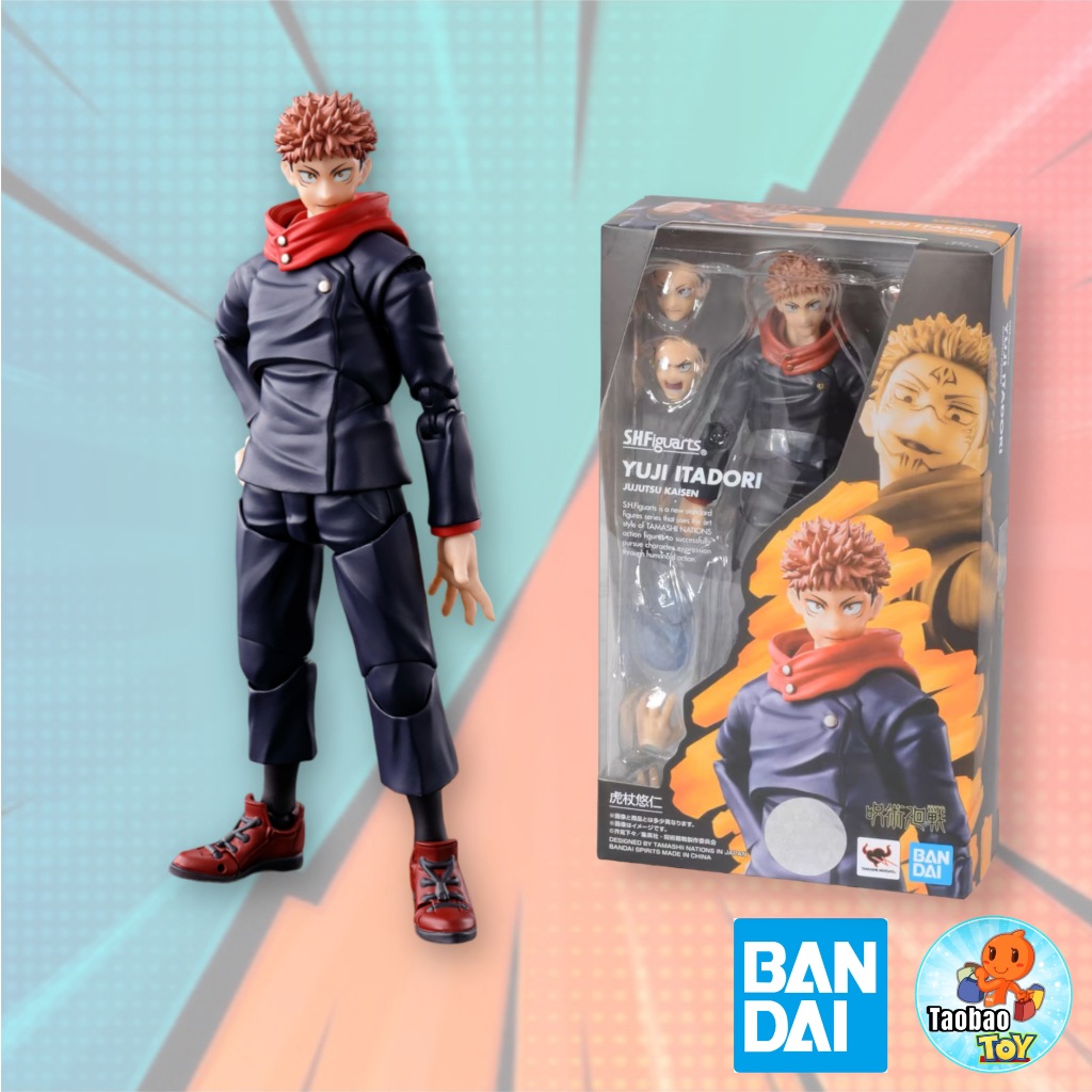 (Có sẵn- Hoả tốc) Mô hình Chính Hãng Bandai SHFiguarts: SHF Yuji Itadori (JUJUTSU KAISEN)