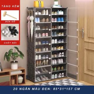   GIÁ SỈ   THANH LÝ TỦ GIÀY GHÉP THÔNG MINH 12- 16-18-20  Ô CÓ CHIA Ô  TÙY CHON THEO MẪU  