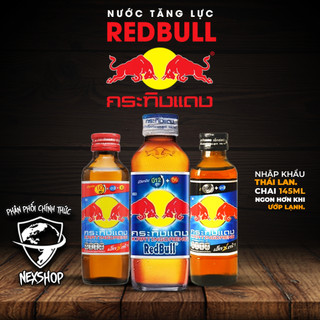Chai REDBULL Energy Thủy Tinh Mini 145ml - Nhập Khẩu Thái Lan