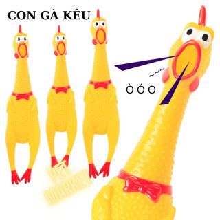  ĐỒ CHƠI CON GÀ LA HÉT CHO THÚ CƯNG,CHÓ MÈO CẮN GẶM 28cm 
