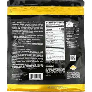 Bổ sung đạm Whey Protein Isolate California Gold Nutrition 2lbs 907g