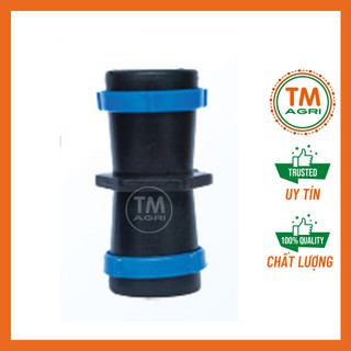 Nối khoá 2 đầu ống dẹp phi 27mm, nối ống mềm phi 27mm