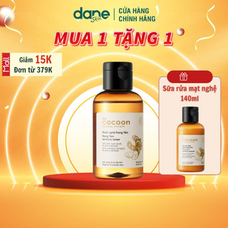 Toner Cocoon 140ml - Nước nghệ Cocoon giúp sáng da, mờ thâm và cấp ẩm