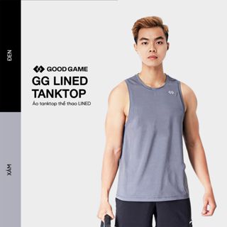 Áo Ba Lỗ Thể Thao Thoáng Khí Nhanh Khô Co Giãn, Áo Tanktop Bóng Rổ Tập Gym Chạy Bộ Good Game Lined