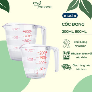 Cốc đong, ca định lượng inochi cao cấp 200ml 500ml, pha chế, nhà bếp, định lượng chính xác
