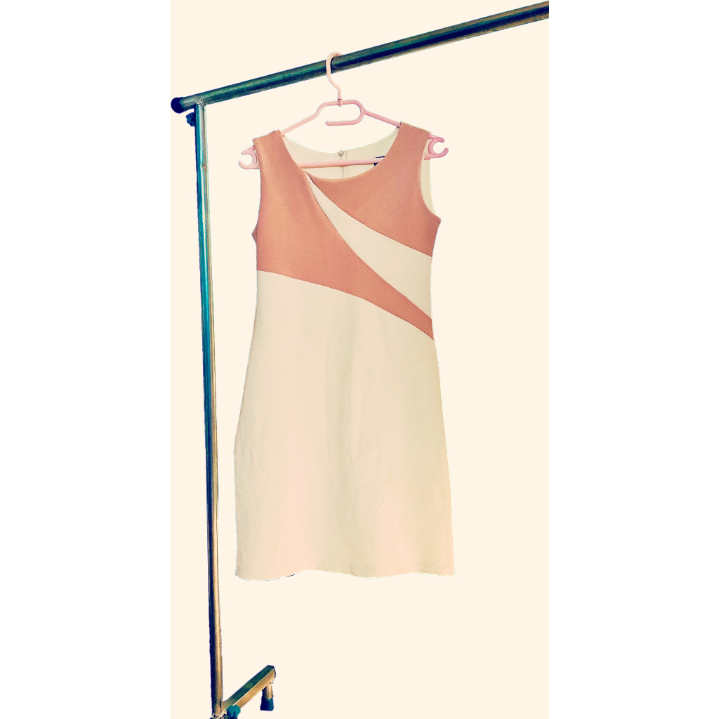 Pass thanh lý đầm công sở ôm body phối màu size XS, S đều vừa