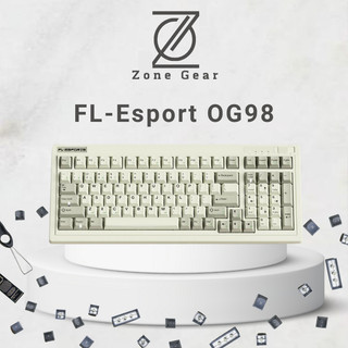 Bàn phím cơ không dây FL-Esport OG98 - 3 Mode kết nối - Hỗ trợ hotswap