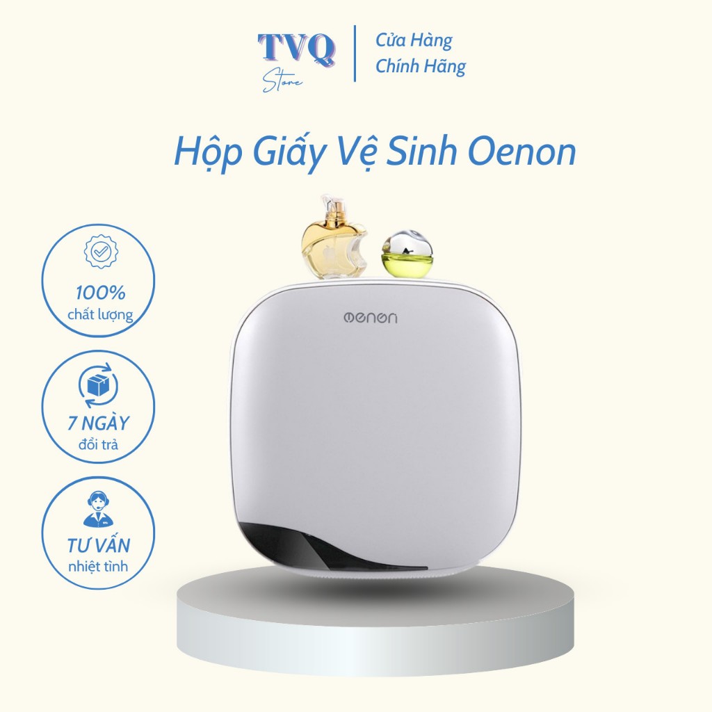 Hộp Đựng Giấy Vệ Sinh TVQ Store, Hộp Giấy Vệ Sinh Nhà Tắm Chống Nước 2 Ngăn Tiện Lợi