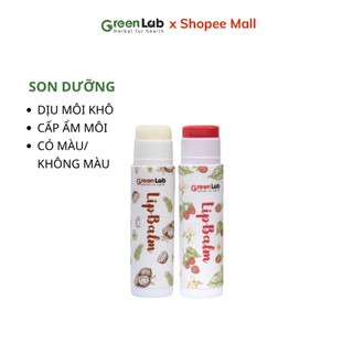Son dưỡng môi greenlab môi mềm mại giảm thâm môi 4g