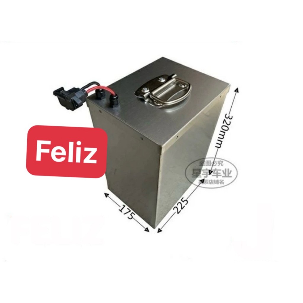 Vỏ hộp inox đựng pin xe điện, thùng pin inox Feliz