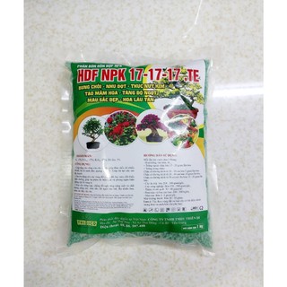 Phân npk 17-17-17 + te - gói 1kg