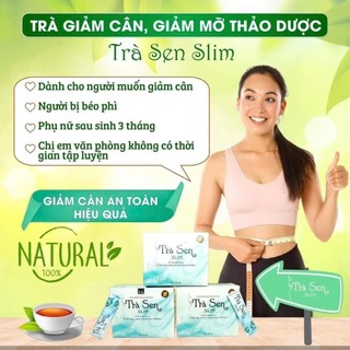 Trà lá sen ,trà sen giảm cân slim an toàn hiệu quả từ 3-9kg - 30 gói