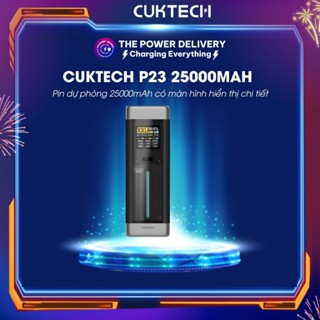 Pin dự phòng P23 CUKTECH P Series 25000mAh 210W màn hình hiển thị chi tiết, công suất cao, an toàn, tiện lợi