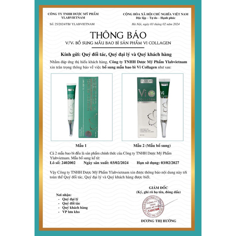 Vi Collagen Căng Bóng Ylabcos Hộp 25g Giúp da căng bóng,Giảm bóng dầu,Mờ nám tàn nhang,Co nhỏ lỗ chân lông,ngừa lão hóa