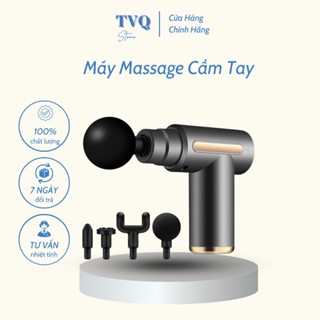 Máy Massage Cầm Tay 4 Đầu 6 Chế Độ Giãn Cơ Giảm Mệt Mỏi Căng Thẳng Cao Cấp TVQ Store