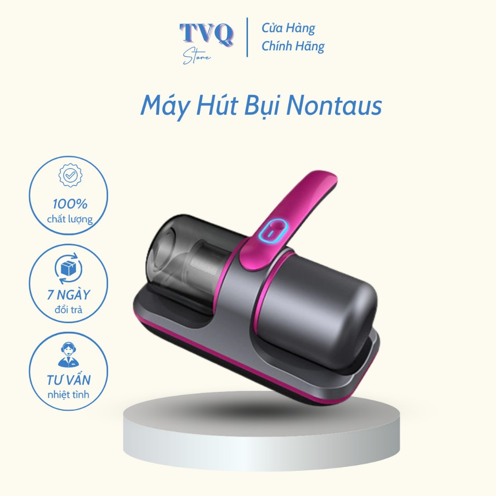 [Mã INBAU404 giảm 40K đơn 249K] Máy Hút Bụi Cầm Tay Nontaus Diệt Khuẩn Đèn UV Sạc Pin Tiện Dụng Không Tiếng Ồn TVQ Store