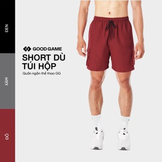 Quần Ngắn Thể Thao Vải Dù Túi Hộp Túi Khoá Kéo YKK Lưng Thun Dây Rút, Quần Chạy Bộ Bóng Rổ GOOD GAME